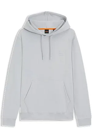 HUGO BOSS Regular fit hættetrøje i bomuldsfrotté med logomærke