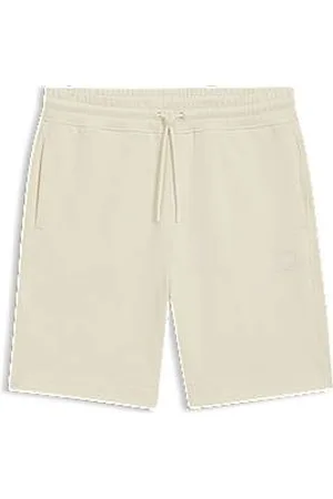 HUGO BOSS Relaxed fit shorts i bomuldsfrotté med logobadge