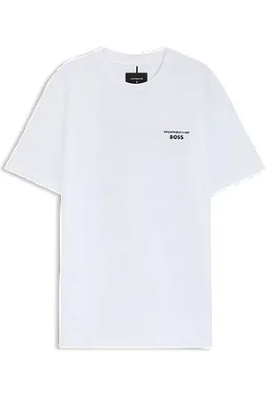 HUGO BOSS T-shirts fra Porsche x i merceriseret bomuld med Targa-grafik