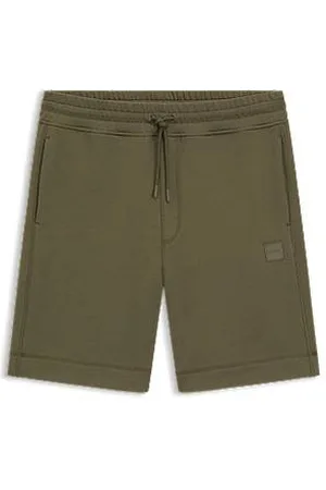 HUGO BOSS Relaxed fit shorts i bomuldsfrotté med logobadge