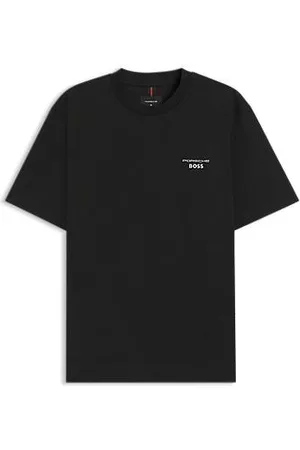 HUGO BOSS T-shirts fra Porsche x i merceriseret bomuld med Targa-grafik