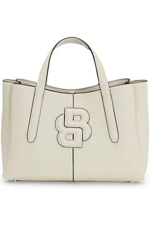 HUGO BOSS Tote bag med dobbelt B-monogram