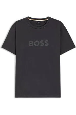 HUGO BOSS T-shirt i bomuldsjersey med SPF 50+