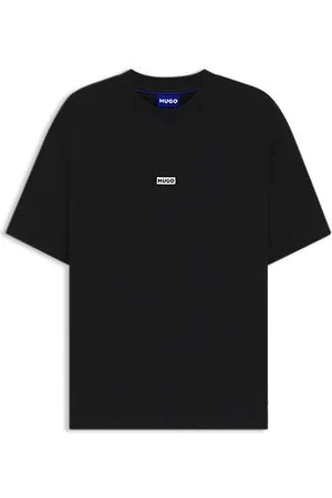 HUGO BOSS Loose fit T-shirt i bomuld og med logografik