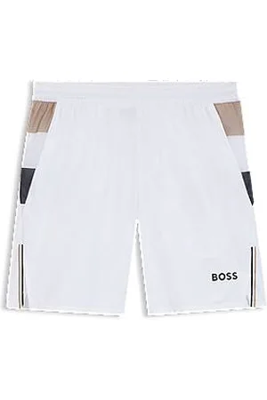 HUGO BOSS Tennisshorts til træning i stof med stræk og fugtkontrol