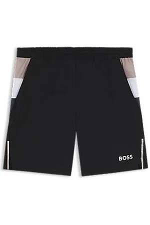 HUGO BOSS Tennisshorts til træning i stof med stræk og fugtkontrol