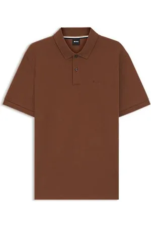 HUGO BOSS Pallas poloshirt i bomuldspiqué med logodetaljer