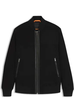 HUGO BOSS Regular fit jakke i ruskind