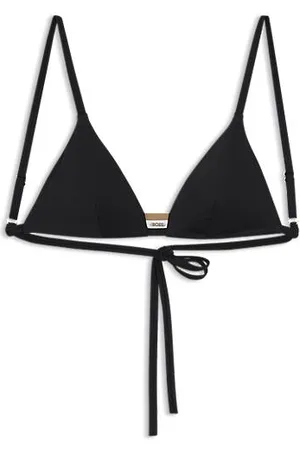 HUGO BOSS Signaturstribet bikinioverdel med UPF 50