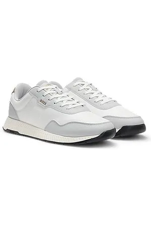 HUGO BOSS Sneakers med lav profil og tekstureret overdel