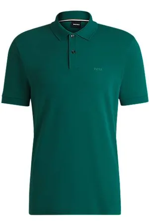 HUGO BOSS Pallas poloshirt i bomuldspiqué med logodetaljer
