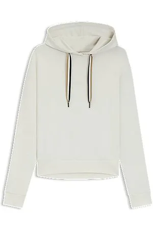 HUGO BOSS Hættetrøje med signaturstribede snøre og logoprint