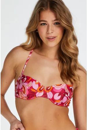 Hunkemöller Kvinder Bøjle Bikinier - Ikke-formstøbt bikinitop med bøjle Miami