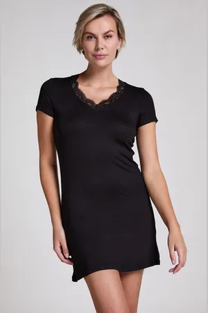 Hunkemöller Natskjorte i jersey