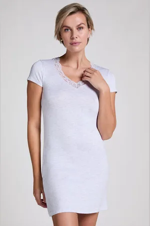Hunkemöller Natskjorte i jersey