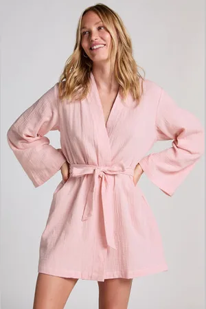 Hunkemöller Kort musselinkåbe