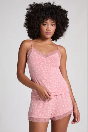 Hunkemöller Blonde Pyjamassæt i jersey