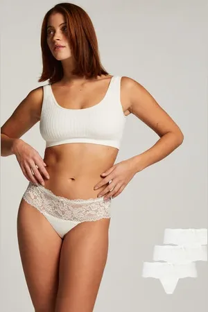Hunkemöller 3-stykspakning blondehipster Florence