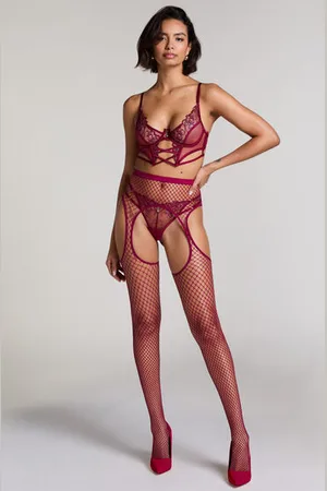 Hunkemöller Private Strømpebukser med åbent skridt