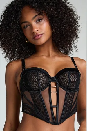 Hunkemöller Ikke-formstøbt longline bøjle-bh Missy