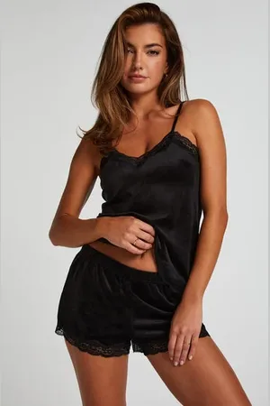 Hunkemöller Shorts velour Lace