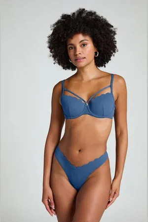 Hunkemöller Højskåret Bikinitrusse Scallop