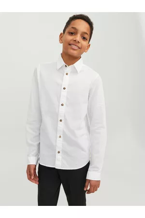 JACK & JONES Drenge Langærmede skjorter - Junior Skjorte