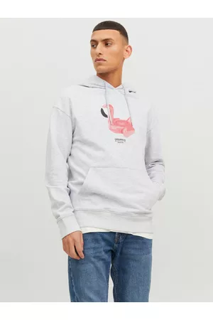JACK & JONES Mænd Sweatshirts - Relaxed Fit Hættetrøje Sweatshirt