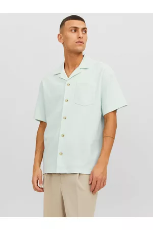 JACK & JONES Mænd Langærmede skjorter - Relaxed Fit Resort-krave Skjorte