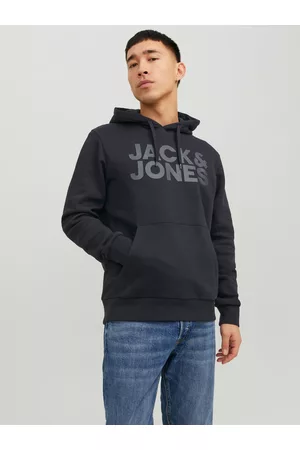 JACK & JONES Mænd Sweatshirts - Logo Hoodie