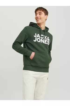 JACK & JONES Mænd Sweatshirts - Logo Hoodie