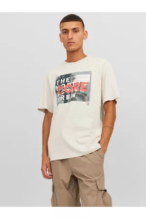 JACK & JONES Mænd Kortærmede - Standard Fit O-hals T-shirt