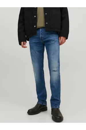 JACK & JONES Mænd Slim jeans - Tim Davis Jj 656 Slim Fit Jeans