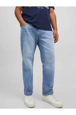 JACK & JONES Mænd Tapered - Mike Original Na 023 Plus Size Tapered Fit Jeans