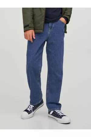 JACK & JONES Drenge Straight - Boys Chris Original Na 723 Relaxed Fit Jeans
