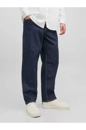 JACK & JONES Mænd Straight - Jjichris Jjoriginal Spk 487 Plus Size Relaxed Fit Jeans
