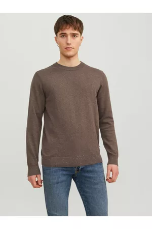JACK & JONES Mænd Strik - Crewneck Trøje