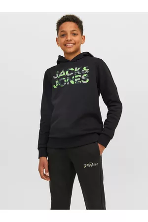JACK & JONES Drenge Sweatshirts - Regular Fit Hættetrøje Junior Sweatshirt
