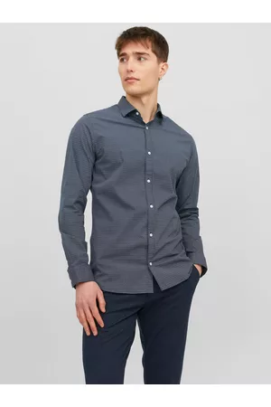 JACK & JONES Mænd Langærmede skjorter - Slim Fit Skjorte