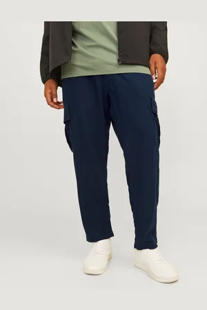 JACK & JONES Plus Size Wide Fit Cargobukser