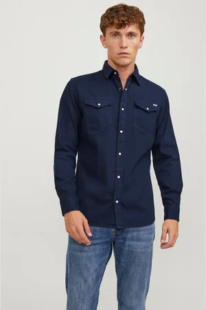 JACK & JONES Comfort Fit Denimskjorte