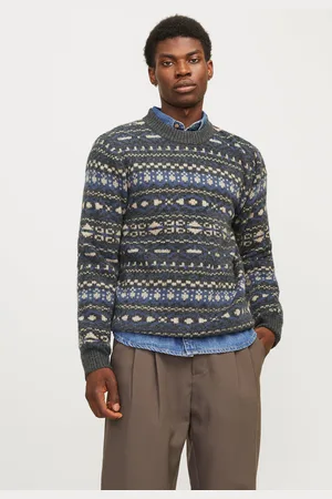 JACK & JONES All Over Print Striktrøje
