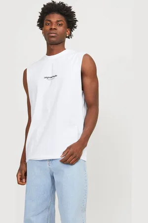 JACK & JONES Printet Crewneck Tanktop