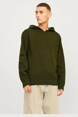 JACK & JONES Ensfarvet Hættetrøje