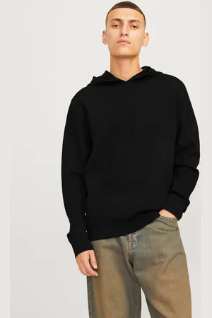 JACK & JONES Ensfarvet Hættetrøje