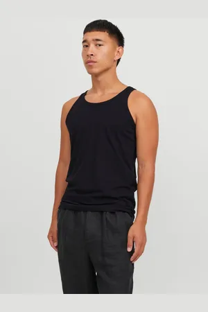 JACK & JONES Ensfarvet O-hals Tanktop