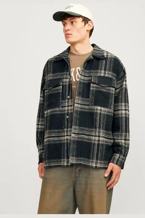 JACK & JONES Wide Fit Overskjorte