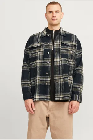 JACK & JONES Plus Size Wide Fit Overskjorte