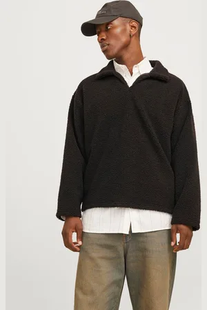 JACK & JONES Ensfarvet Fleecesweatshirt