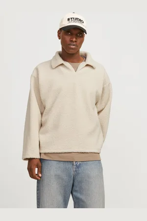JACK & JONES Ensfarvet Fleecesweatshirt